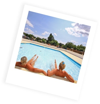 piscine au camping du Bournat en Dordogne