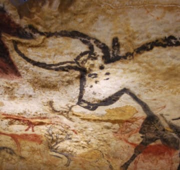 Détails de peinture de la Grotte de Lascaux