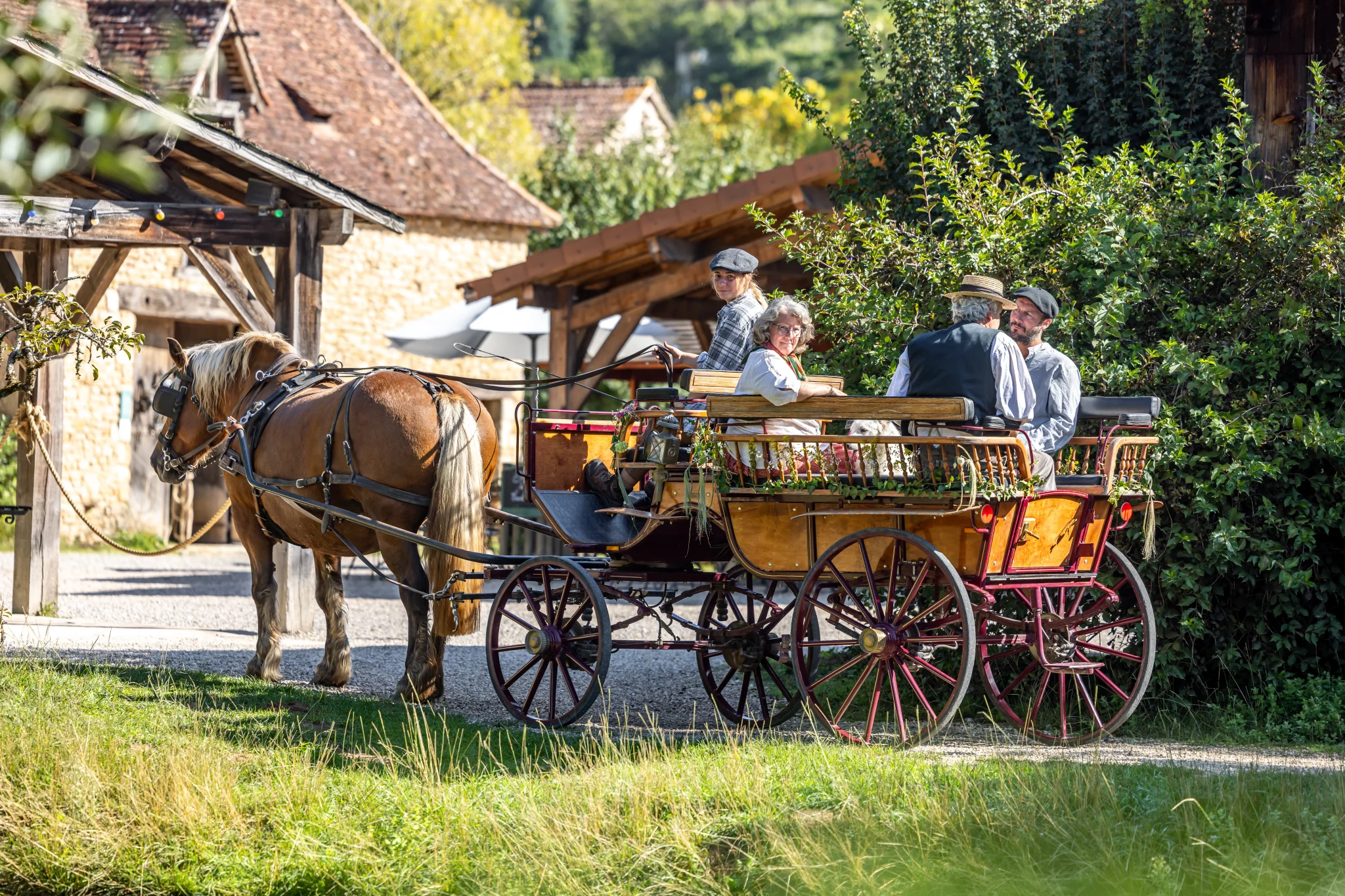 Calèche Parc du Bournat (c) Déclic et Décolle