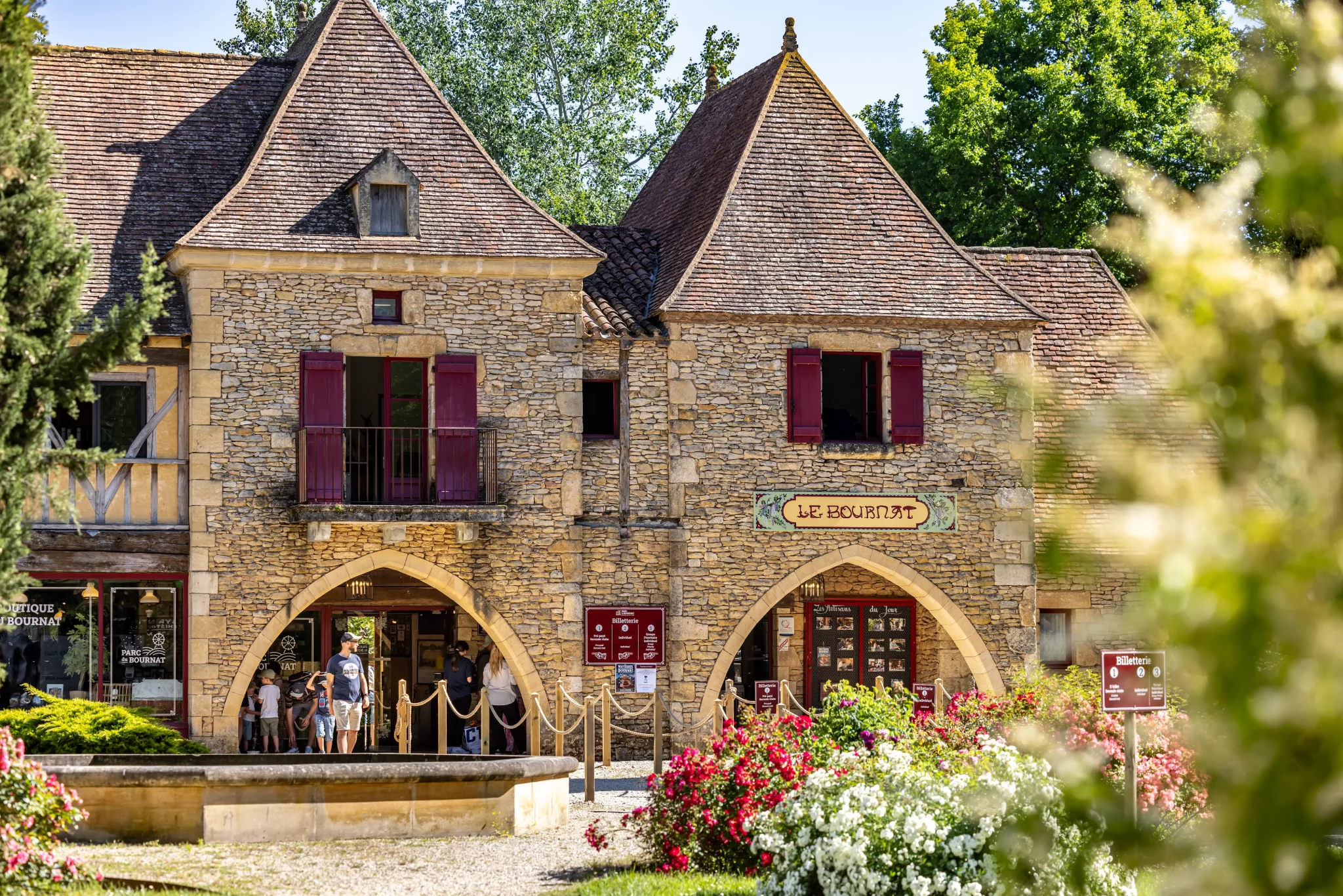 entrée du parc du bournat (c) Déclic et Décolle