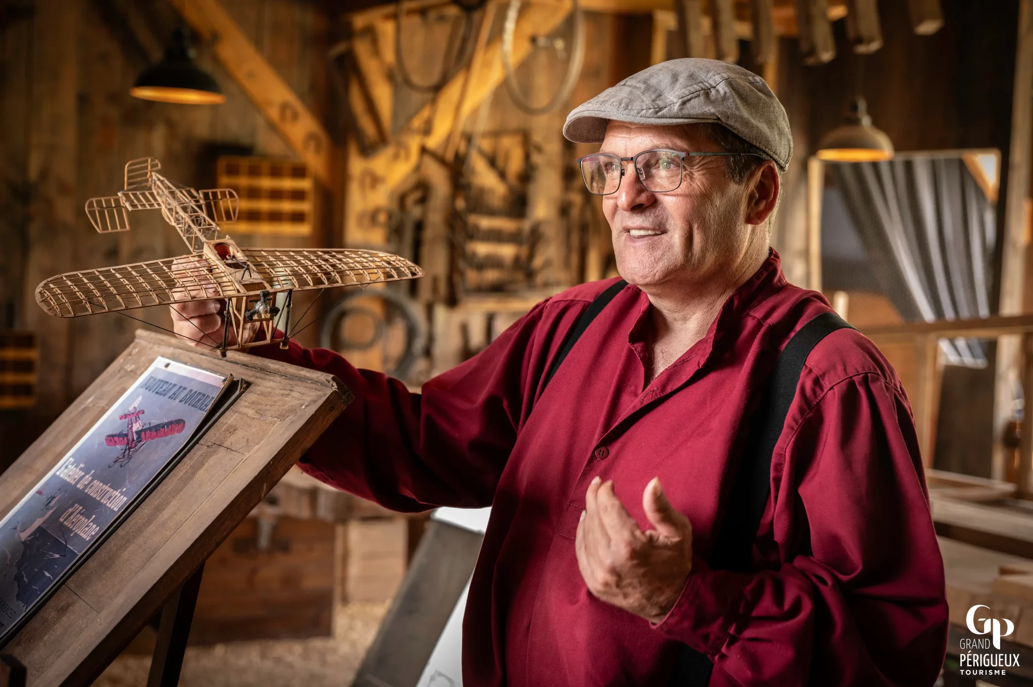 Avionneur vieux métiers au Parc du Bournat (c) Grand Périgueux